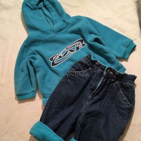 Vintage 4 Piece Baby Gap Jeans Outfit - Picture 2 of 9